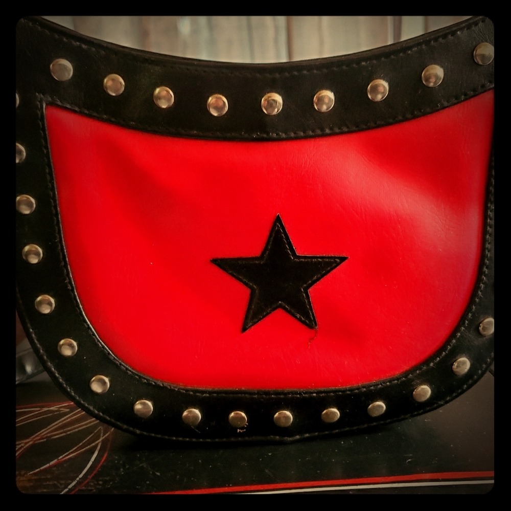 Studded star purse
